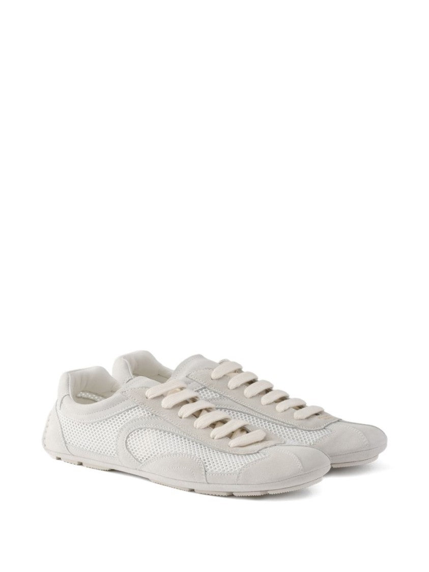 Prada Montecarlo Re-Edition Suede Mesh Sneakers