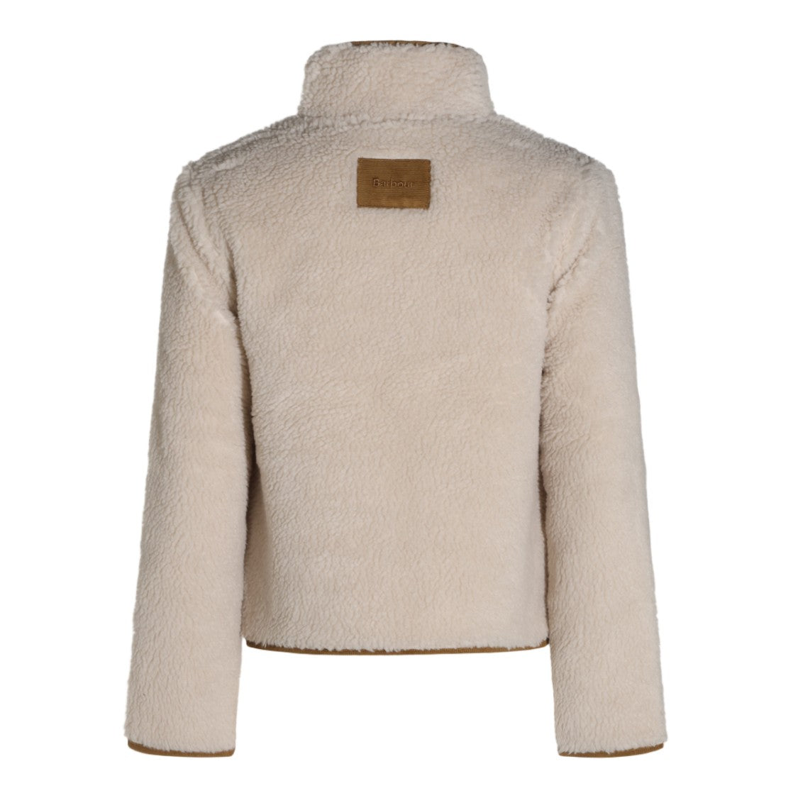 Barbour Plush High Collar Ring Detail Jacket