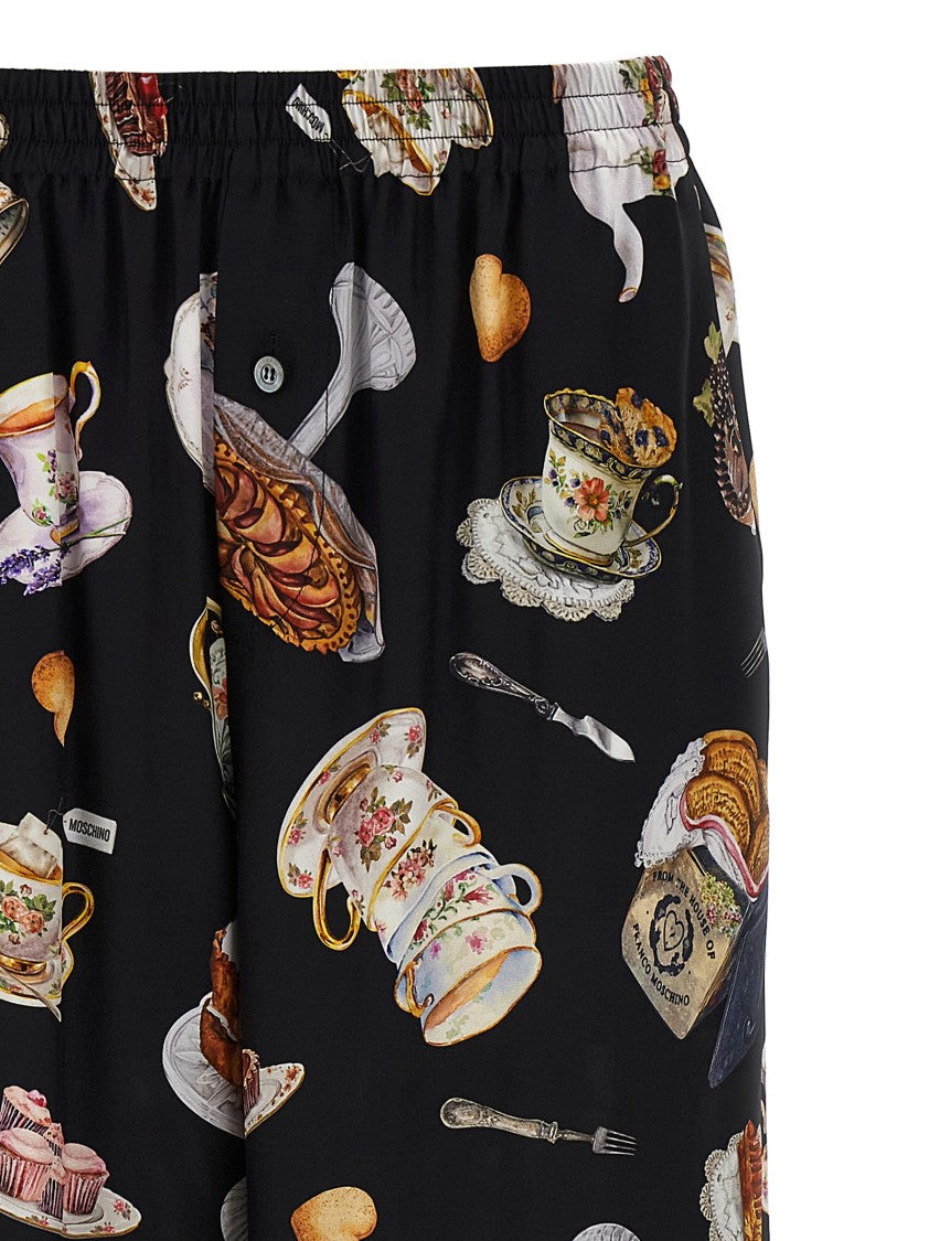 Moschino 'Tea Time' Print Pants