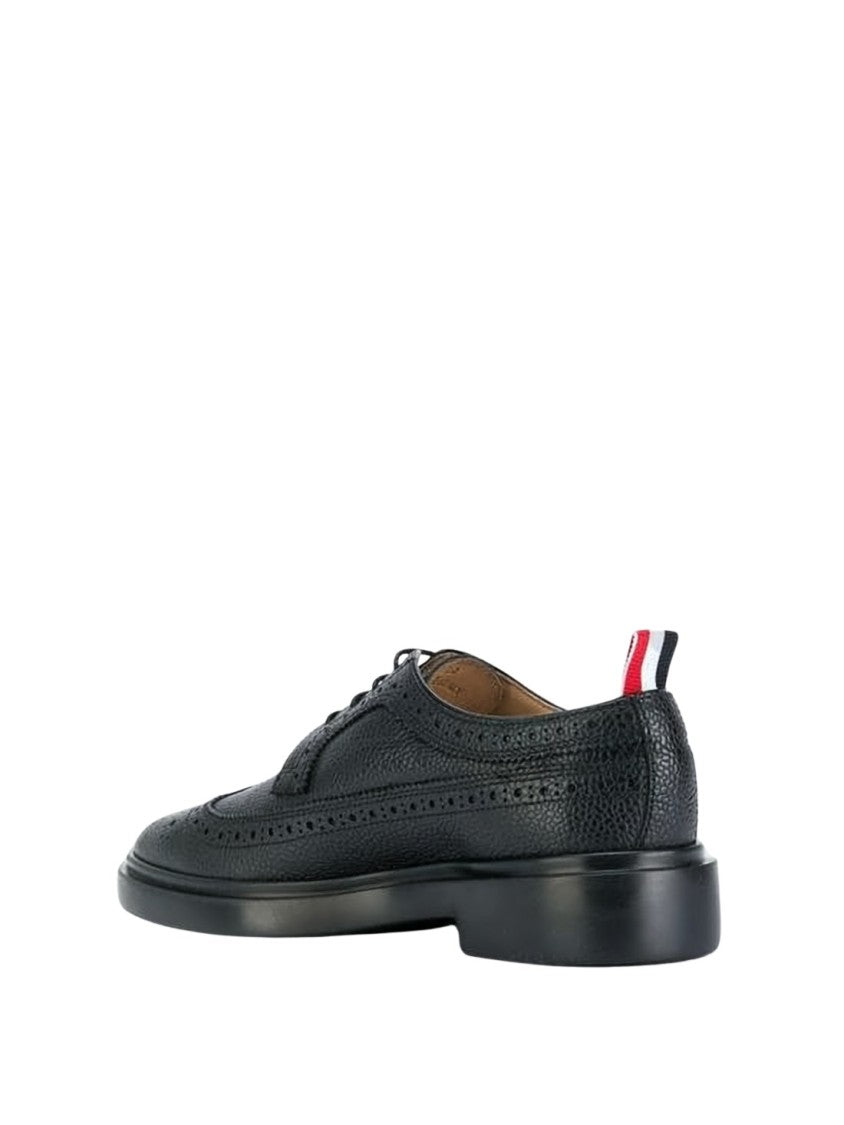 Thom Browne Wingtip Design Dress Shoes With Brogue Detailing