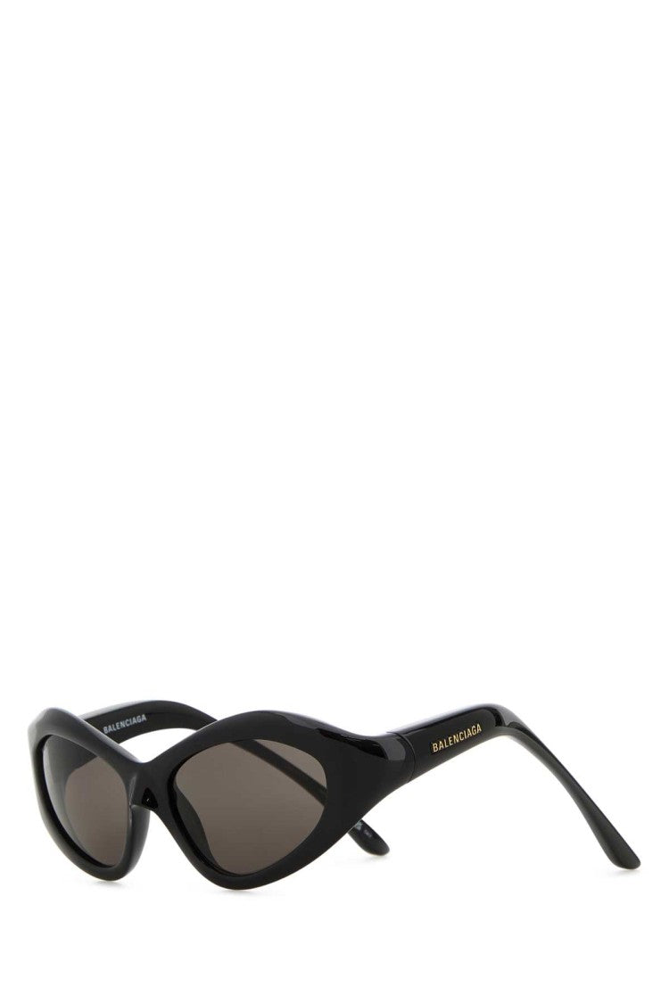 Balenciaga Black Nylon Orbit Cat Sunglasses