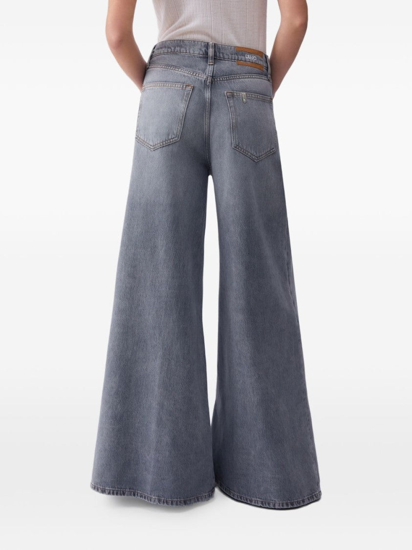 Liu Jo Light Grey Five-Pocket Jeans