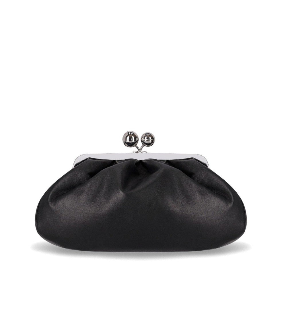 Max Mara Pasticcino Cubico Medium Black Clutch