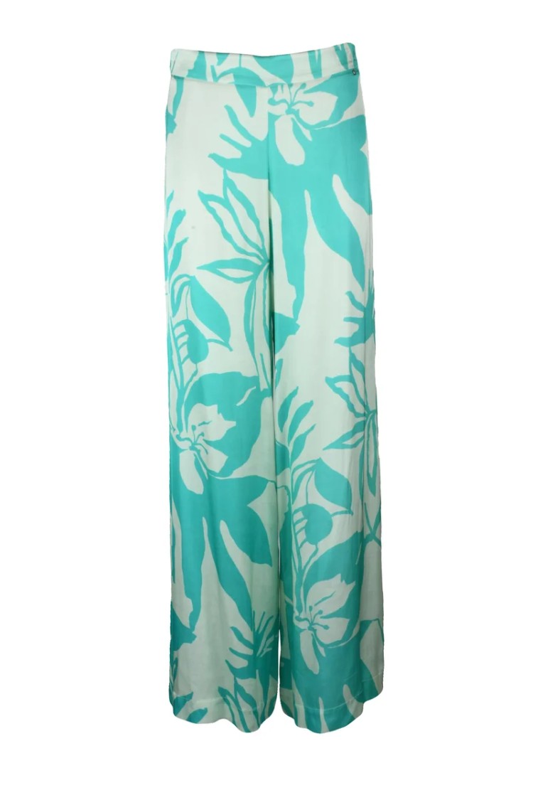 Ottod'ame Wide-Leg Trousers With Fluid Drape
