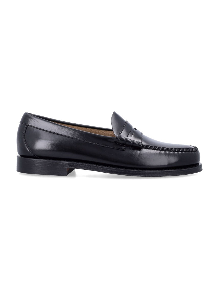 G.H. Bass Refined Penny Loafer In Glossy Leather