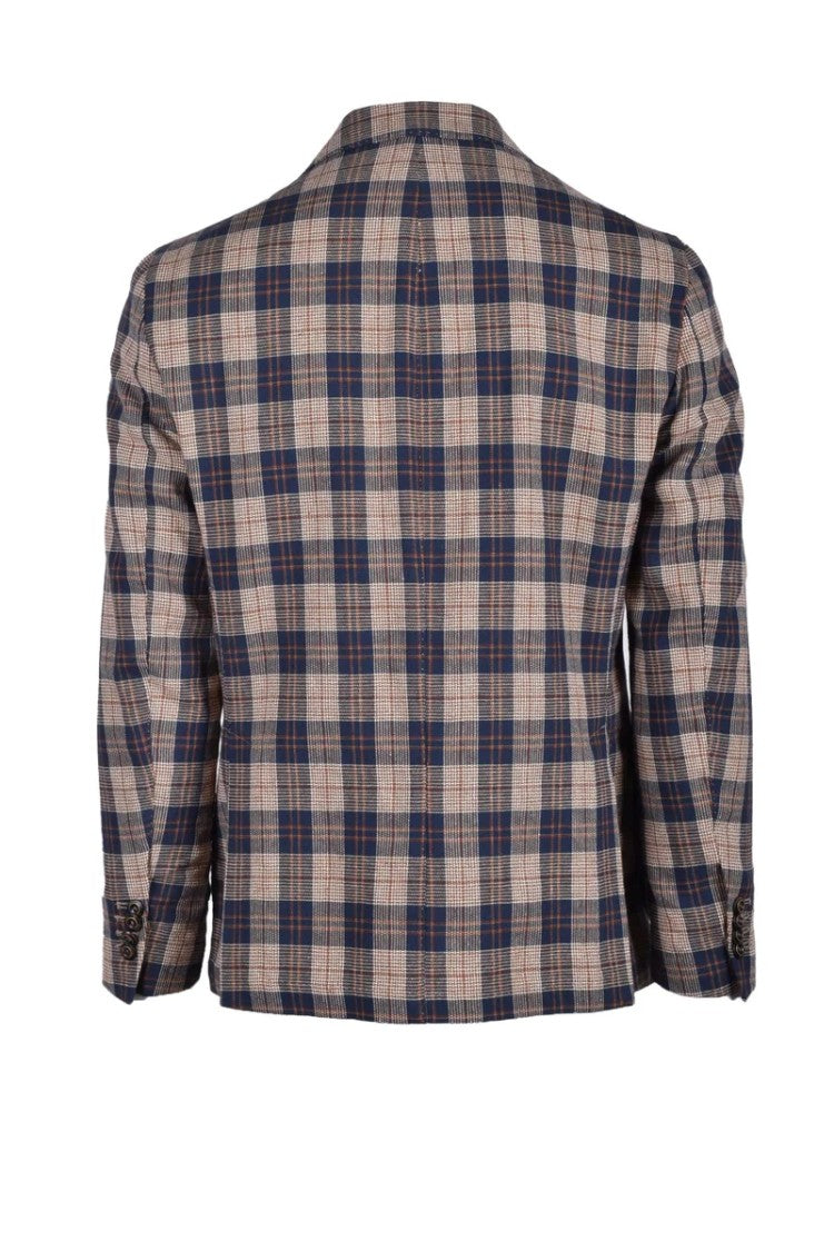 Laboratori Italiani Classic Plaid Casual Jacket