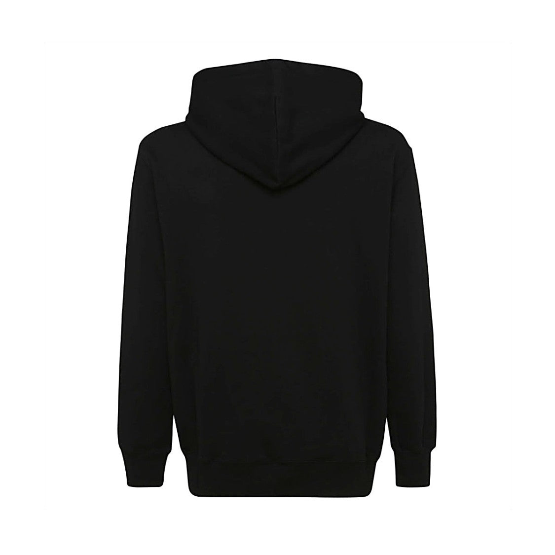 Moschino Embroidered Slogan Long-Sleeve Hoodie With Relaxed Fit
