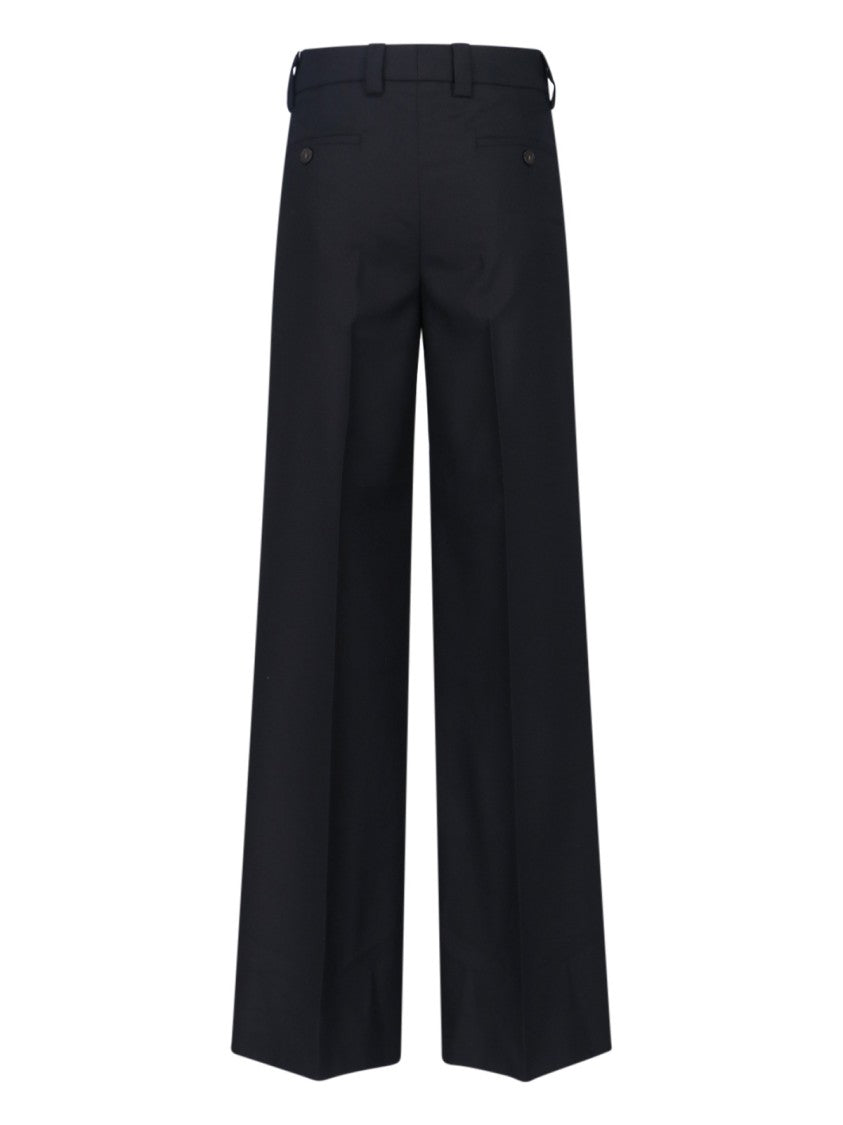 Incotex High-Waisted Wide-Leg Trousers With Pleat Details And Luxurious Finish
