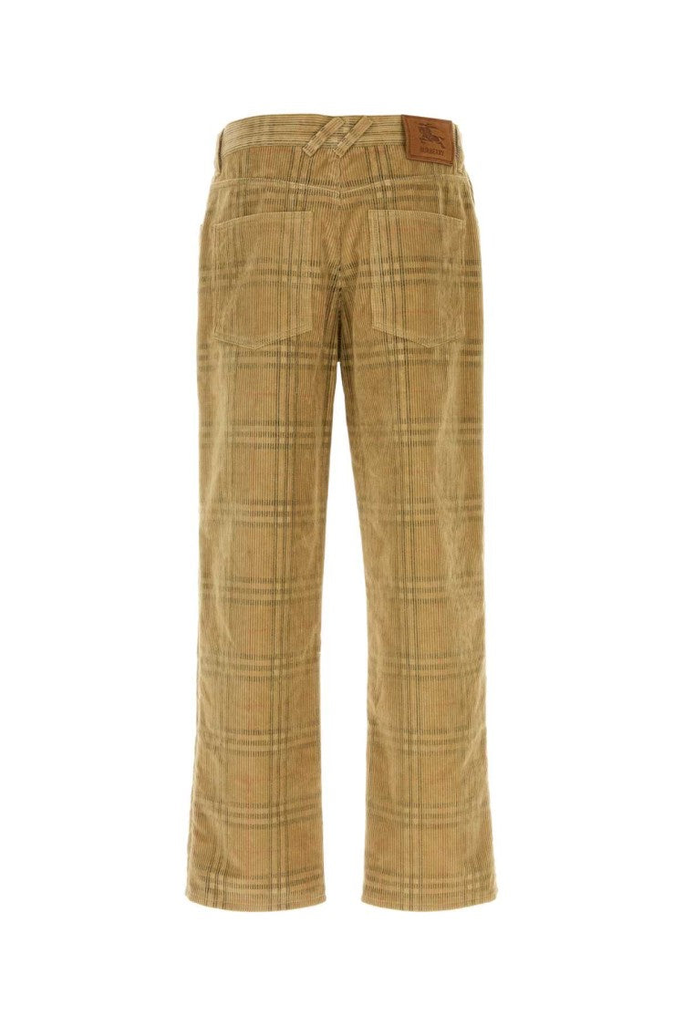 Burberry Embroidered Corduroy Pant