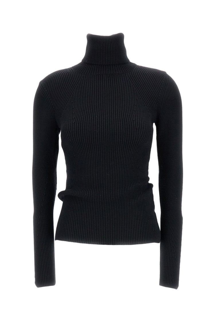 Junya Watanabe High-Neck Ribbed Turtleneck Sweater