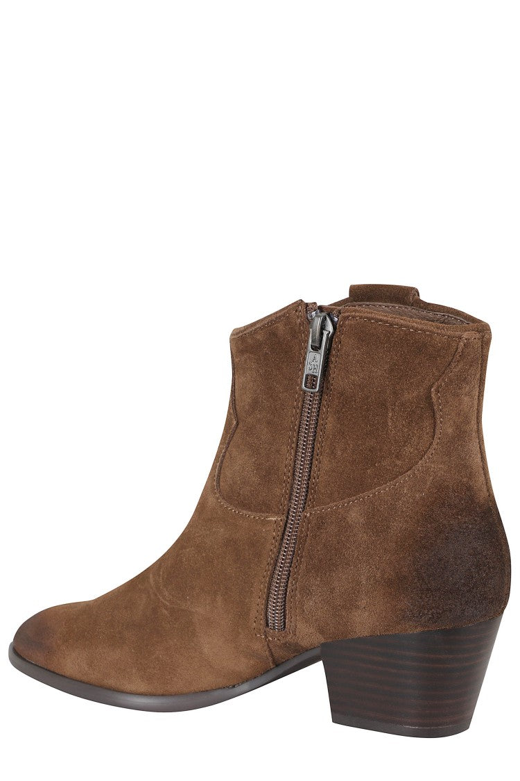 Ash Mink Fame Suede Ankle Boots