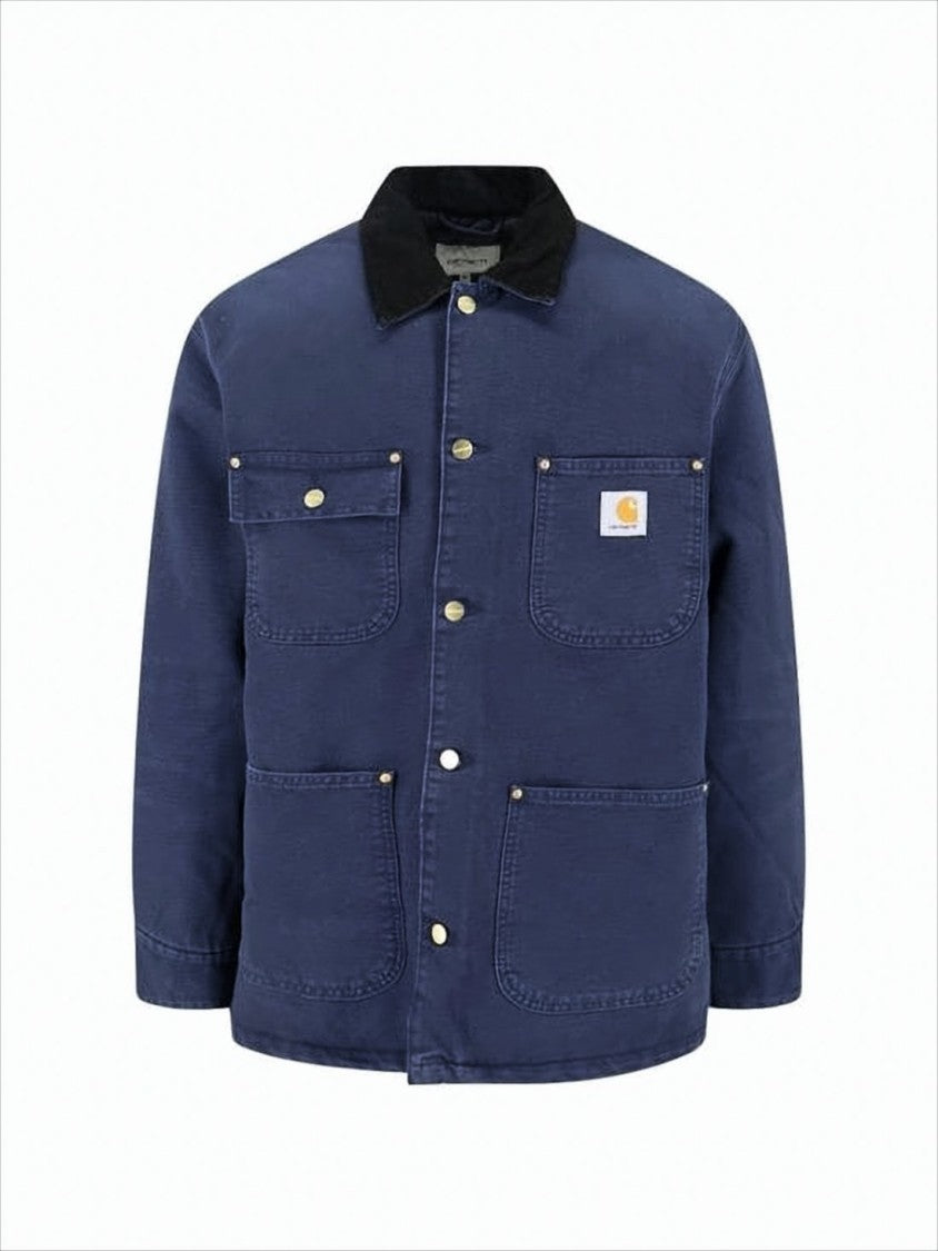 Carhartt Wip Sturdy Dark Navy Cotton Casual Jacket