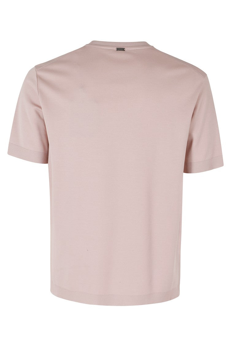 Herno Powder Crew Neck Pique Cotton T-Shirt