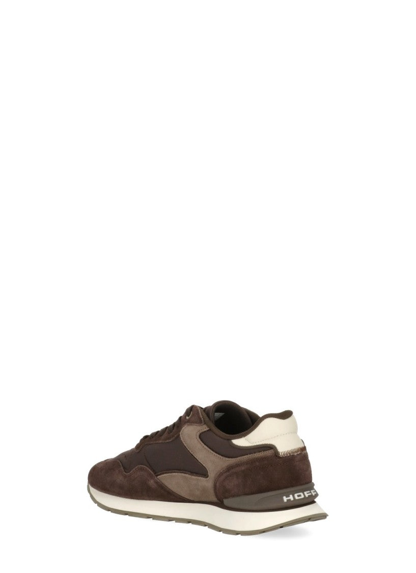 Hoff Brown Tone-On-Tone Laces Suede Sneakers