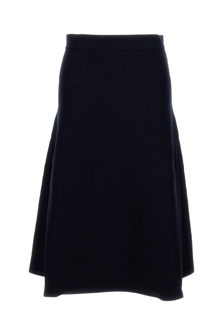 Max Mara High-Waisted Flared Skirt With Smooth Finish