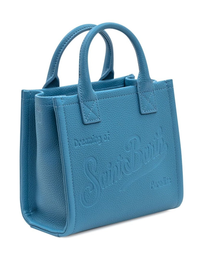 Mc2 Saint Barth Square-Shaped Mini Vanity Bag With Embossed Design