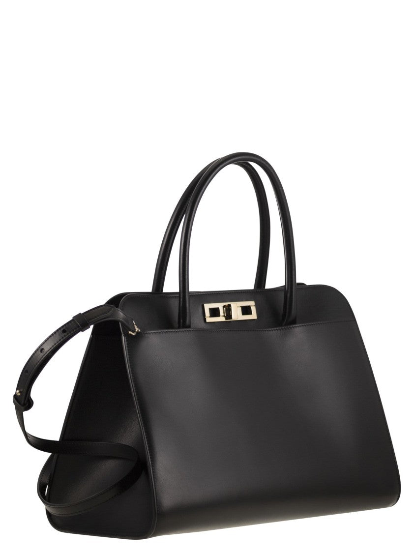 Fabiana Filippi Large Handbag With Metal Accessory