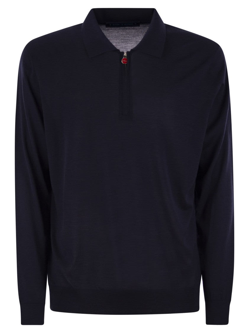 Kiton Wool Polo Shirt