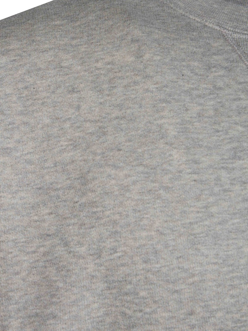 Golden Goose Gc Slub Embroidered Slub Cotton Fleece Sweatshirt