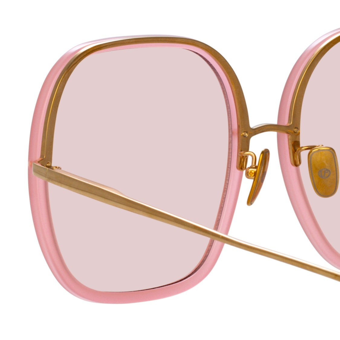 Linda Farrow Celia Oversized Sunglasses In