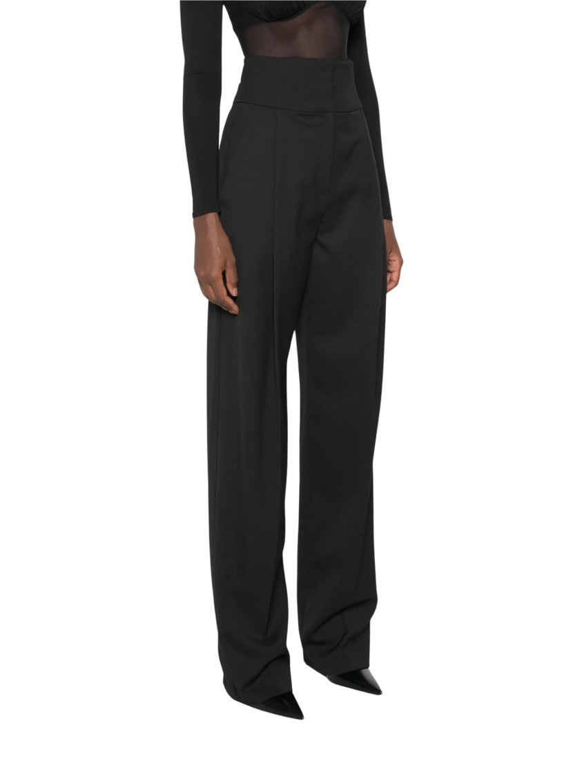 Elisabetta Franchi Pantalone High-Waisted Wide-Leg Pants