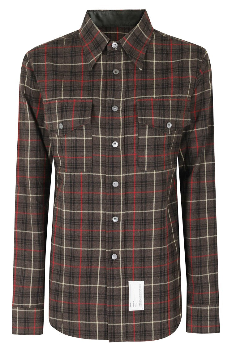 Department 5 Army Green Artic Military Cotton Casual Shirt