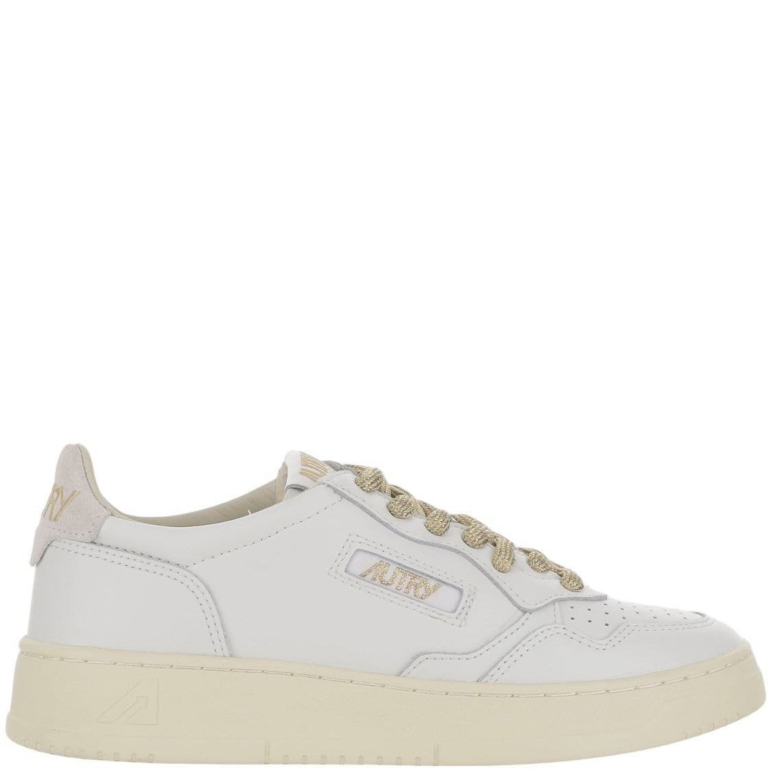 Autry Leather Sneakers With Perforated Toe