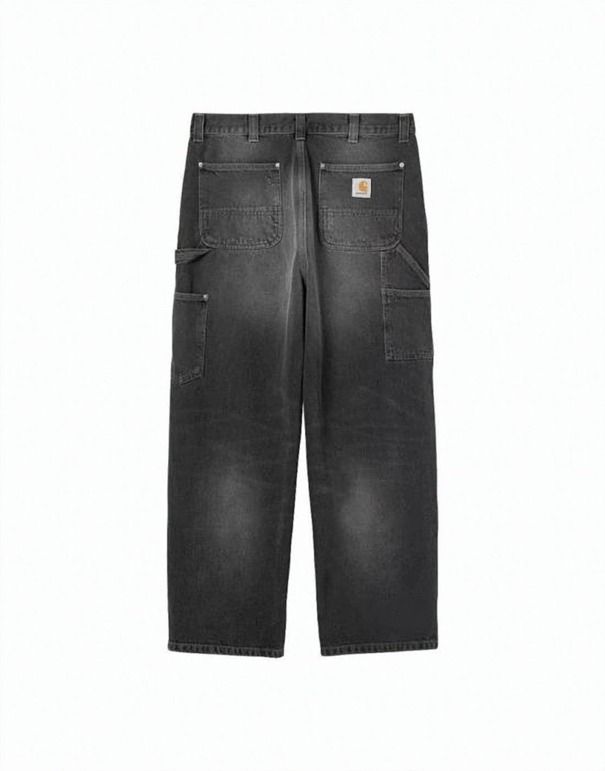 Carhartt Wip Relaxed Fit Black Denim Pants