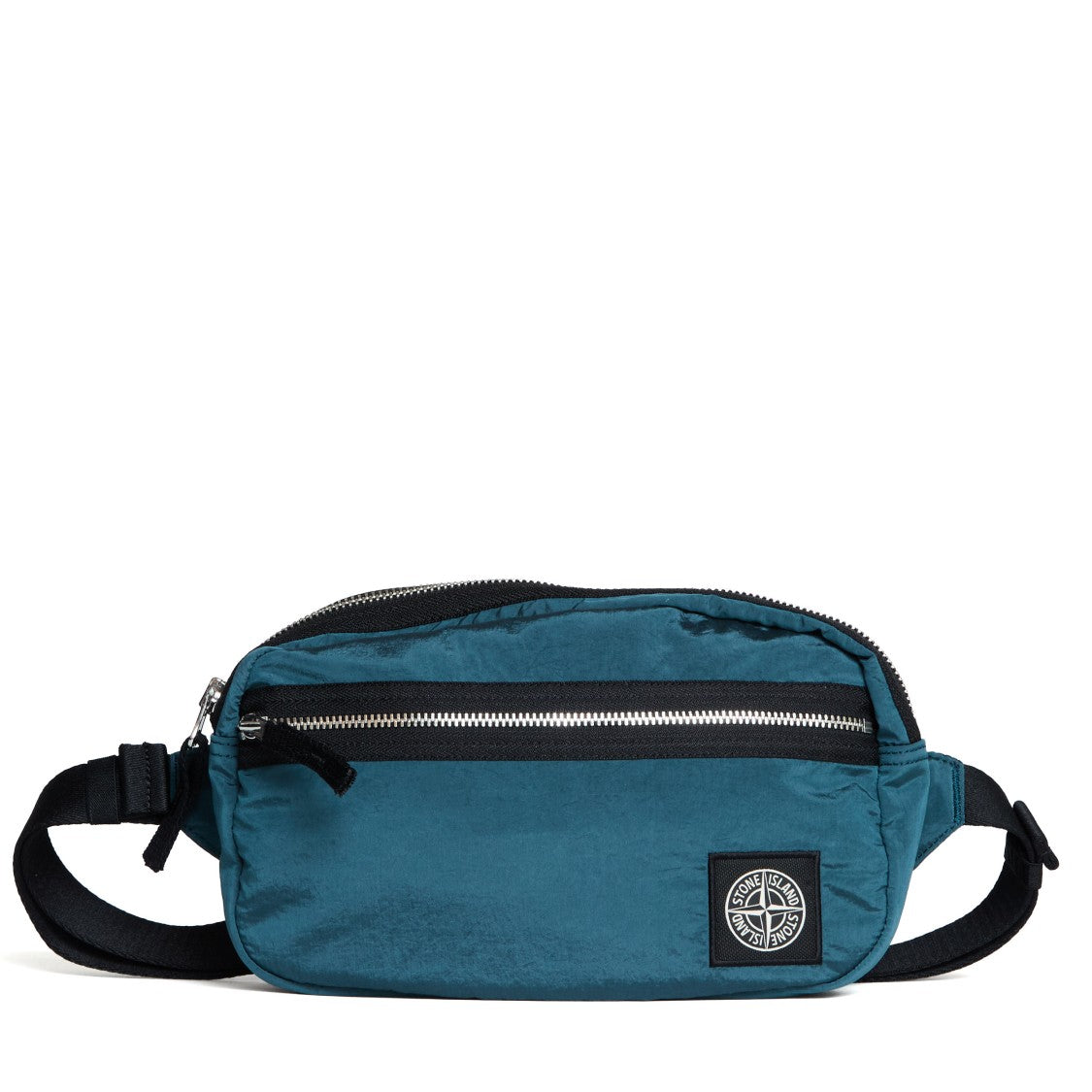 Stone Island Coated Nylon Metal Waist Bag In Econyl