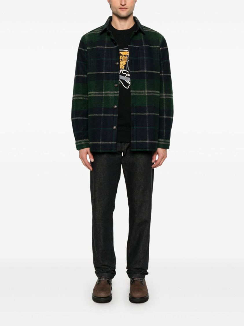 Barbour Textured Tartan Check Barbour Shirt With Classic Collar And Pockets