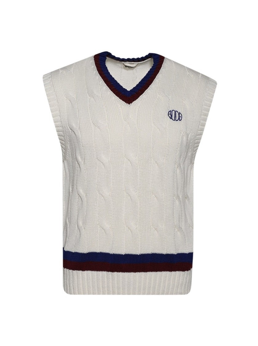 Bode Tennis Vest Cream