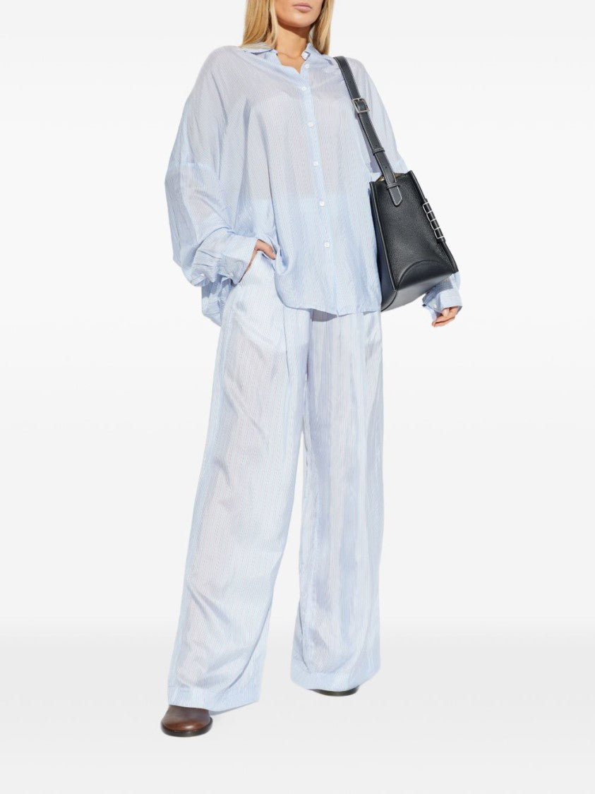 Dries Van Noten Loose-Fit Wide-Leg Trousers