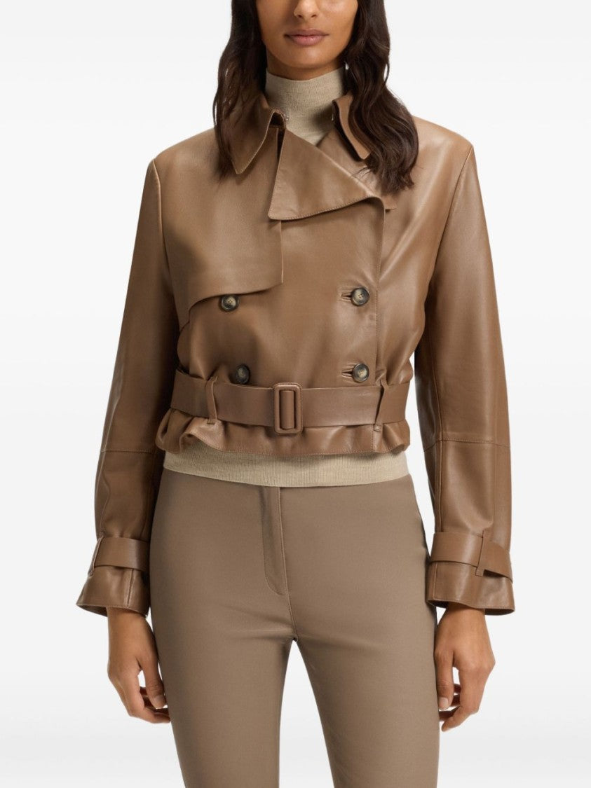 Boss Satela Leather Jacket