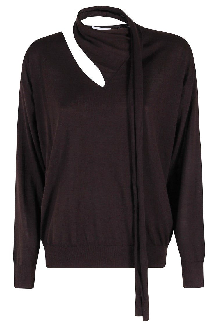 Isabelle Blanche Boat Neck Wool Sweater