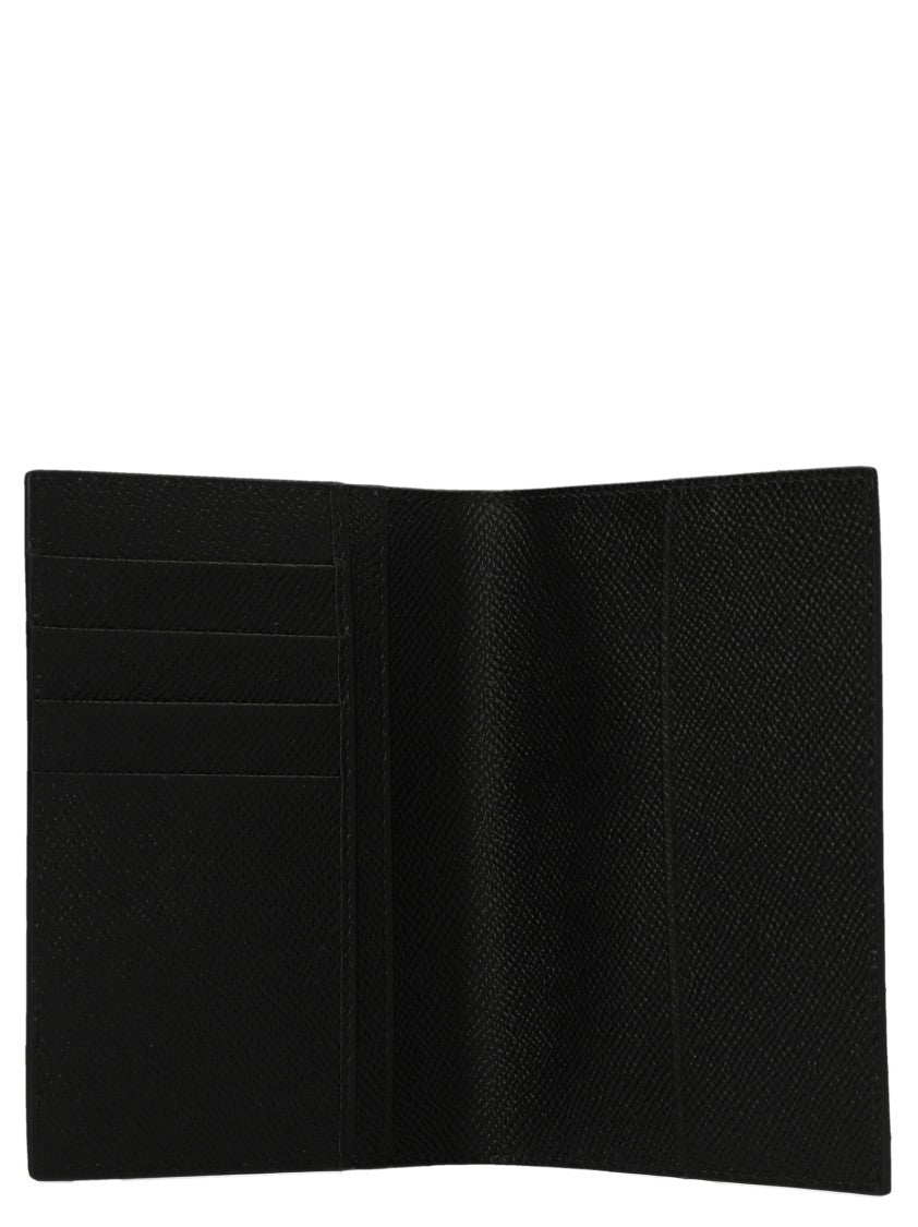 Dolce & Gabbana Textured Leather Passport Holder