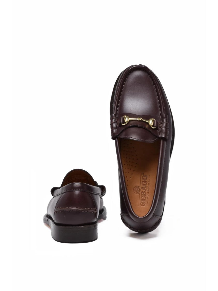 Sebago Red Leather Classic Loafers