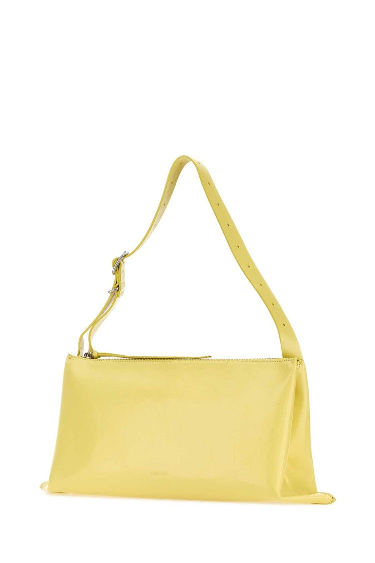 Jil Sander Yellow Leather Shoulder Bag