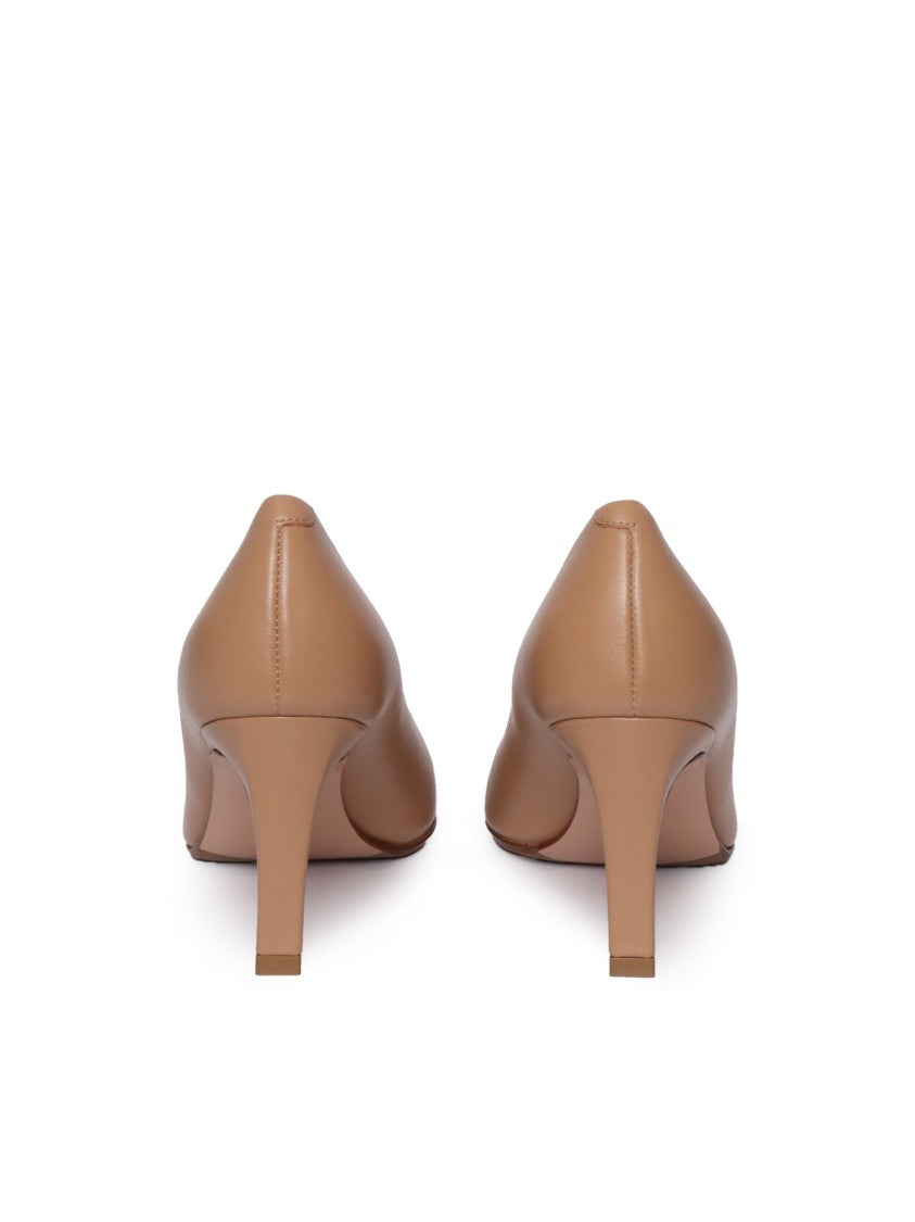 Sergio Levantesi Pointed-Toe Pumps In Smooth Calf Leather