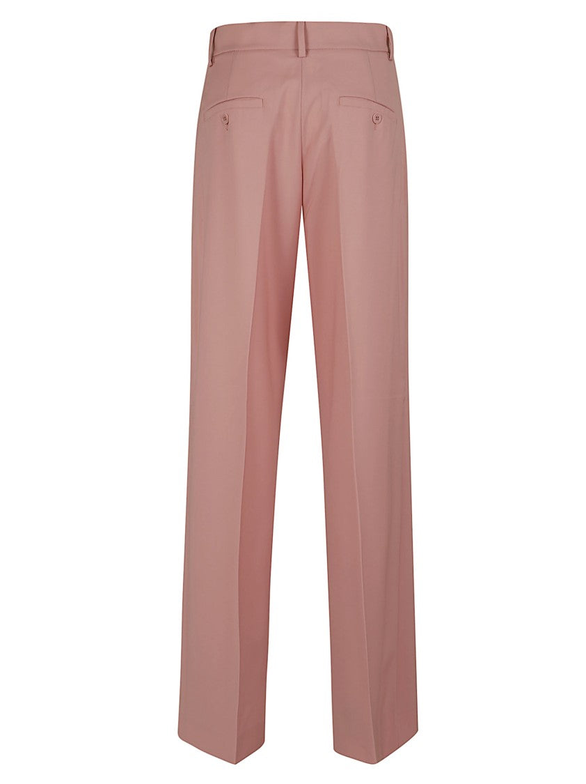 Max Mara Wide-Leg Palazzo Trousers With High Waist