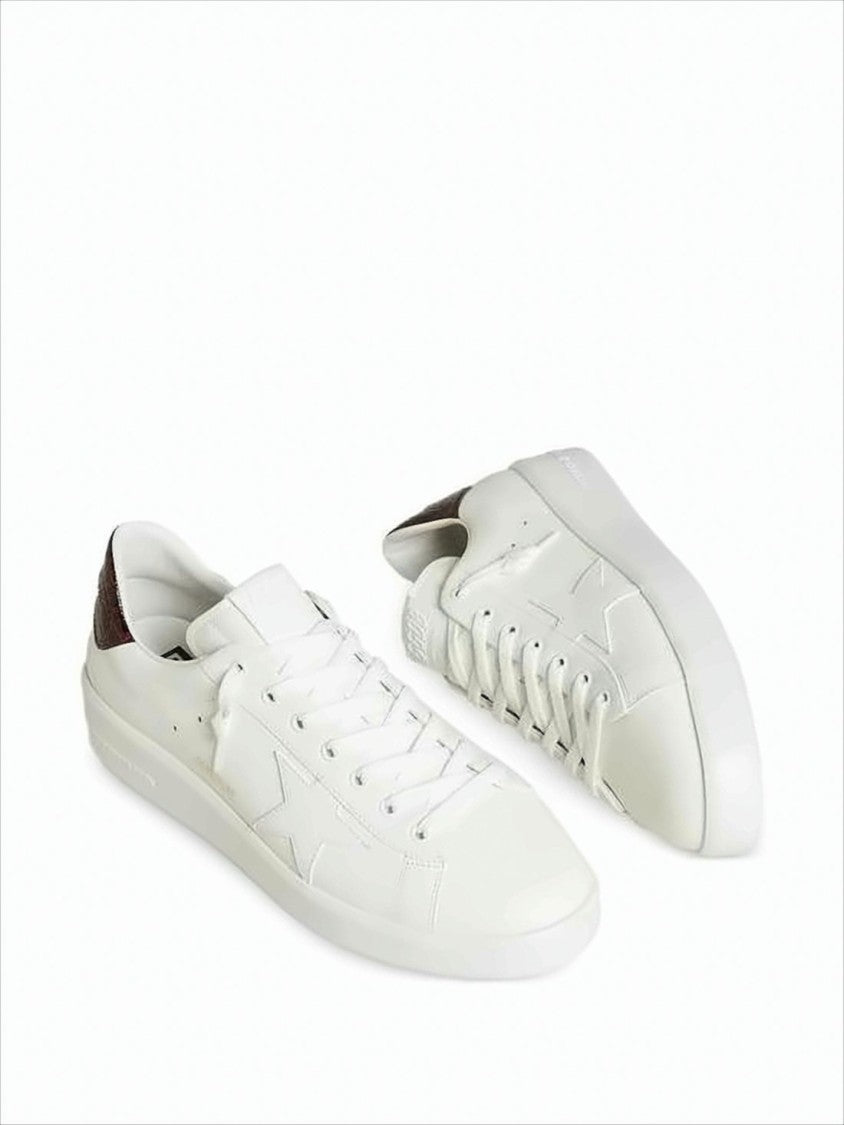 Golden Goose Low-Top White Leather Sneakers