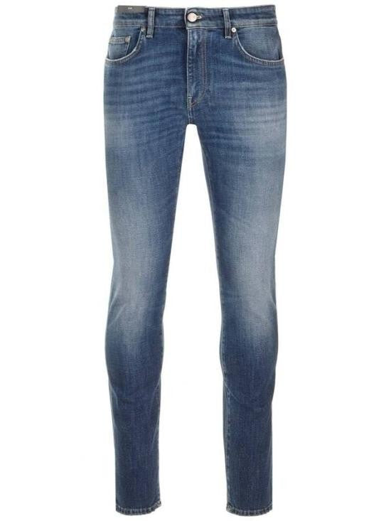Pt Torino Slim-Fit Denim Pants With Classic Five-Pocket Design And Tapered Leg