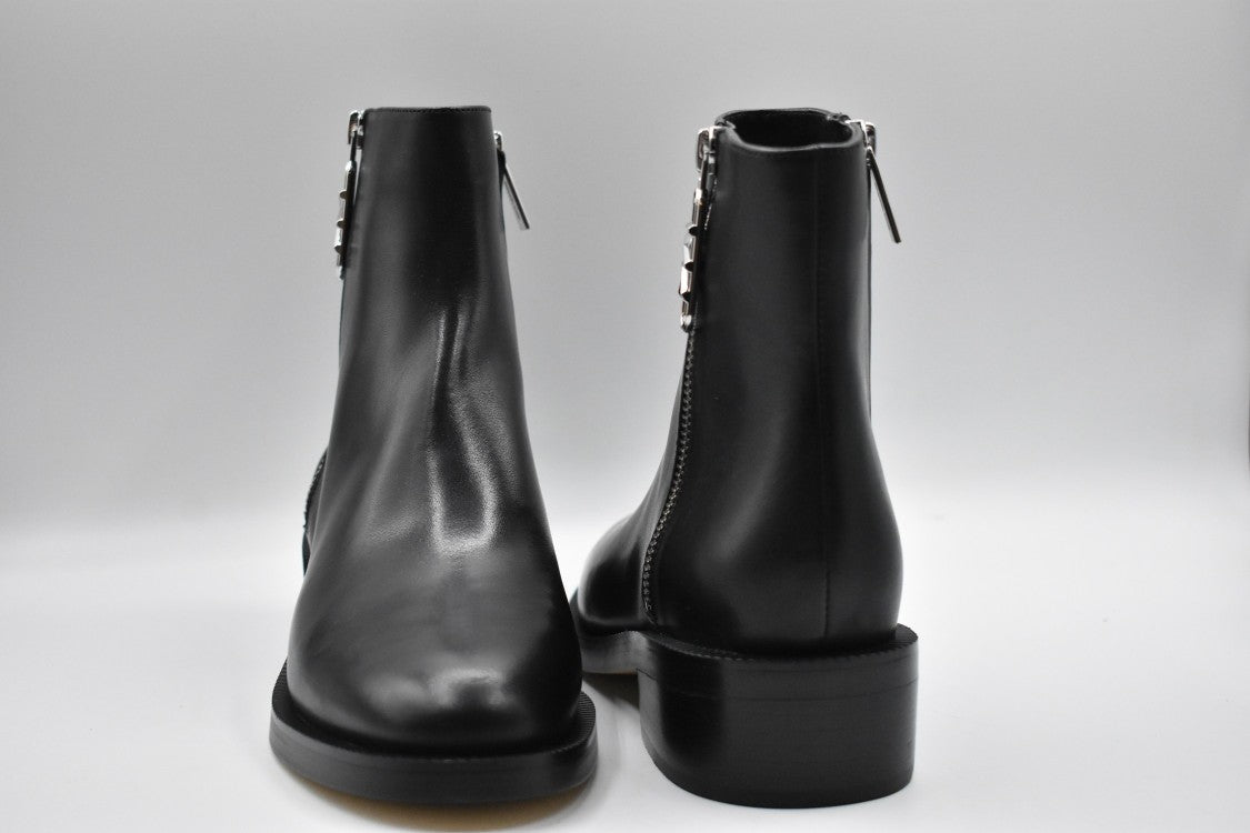 Michael Kors Black Laced Boots With Iconic Branding