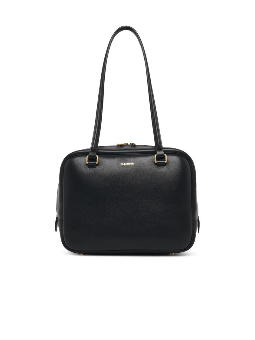 Jil Sander Medium 'Vision' Black Leather Bag