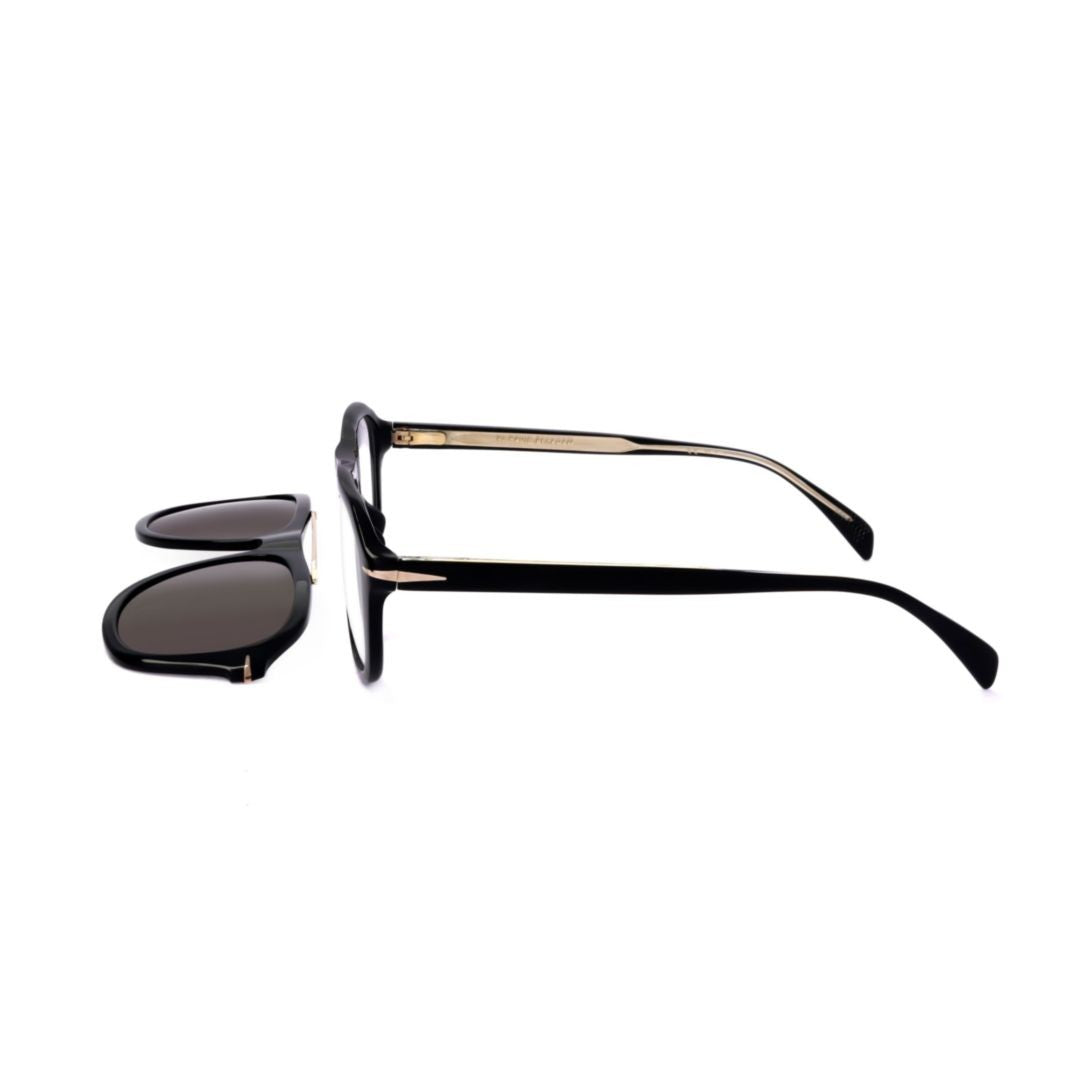 David Beckham Db 7006/G/Cs Rectangular Black Acetate Eyeglass Frames