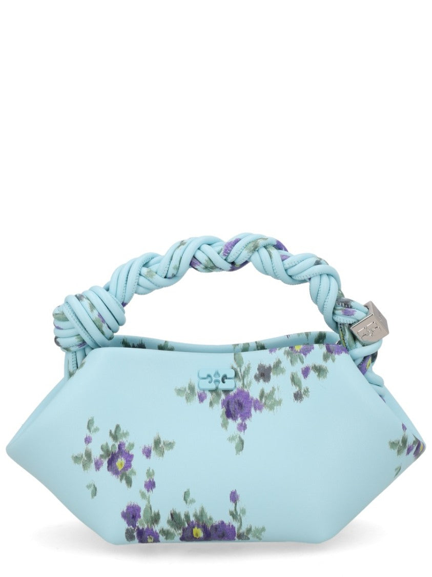 Ganni Mini Geometric Braided Handle Handbag