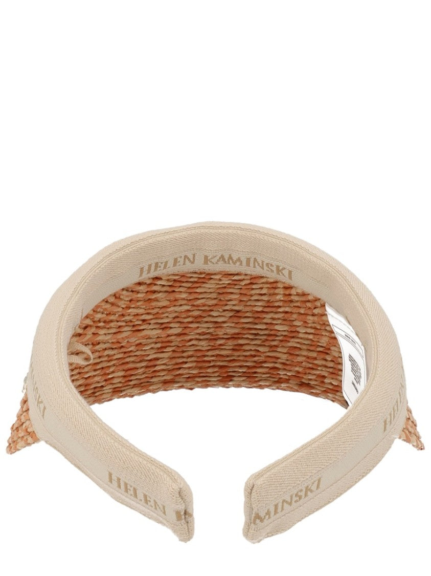 Helen Kaminski Bianca 10 Light Brown Visor Hat