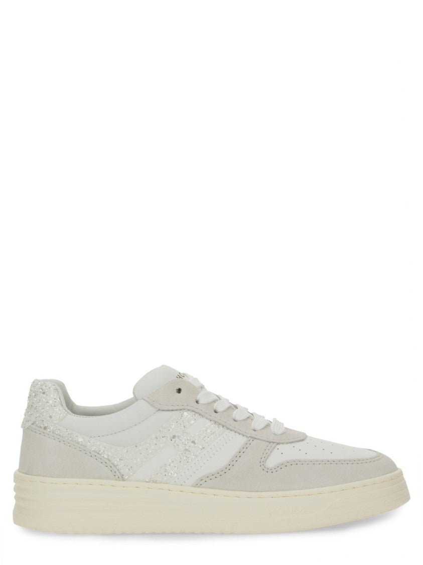Hogan Textured Leather Sneakers