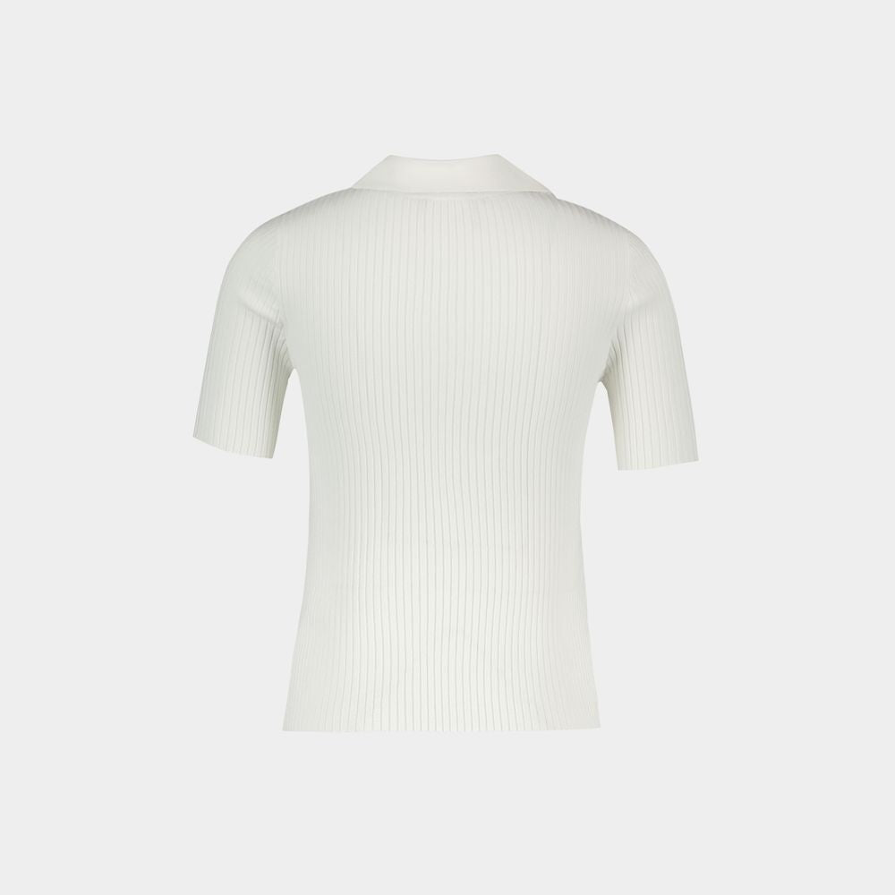 Courrèges Signature Polo - Cotton - White