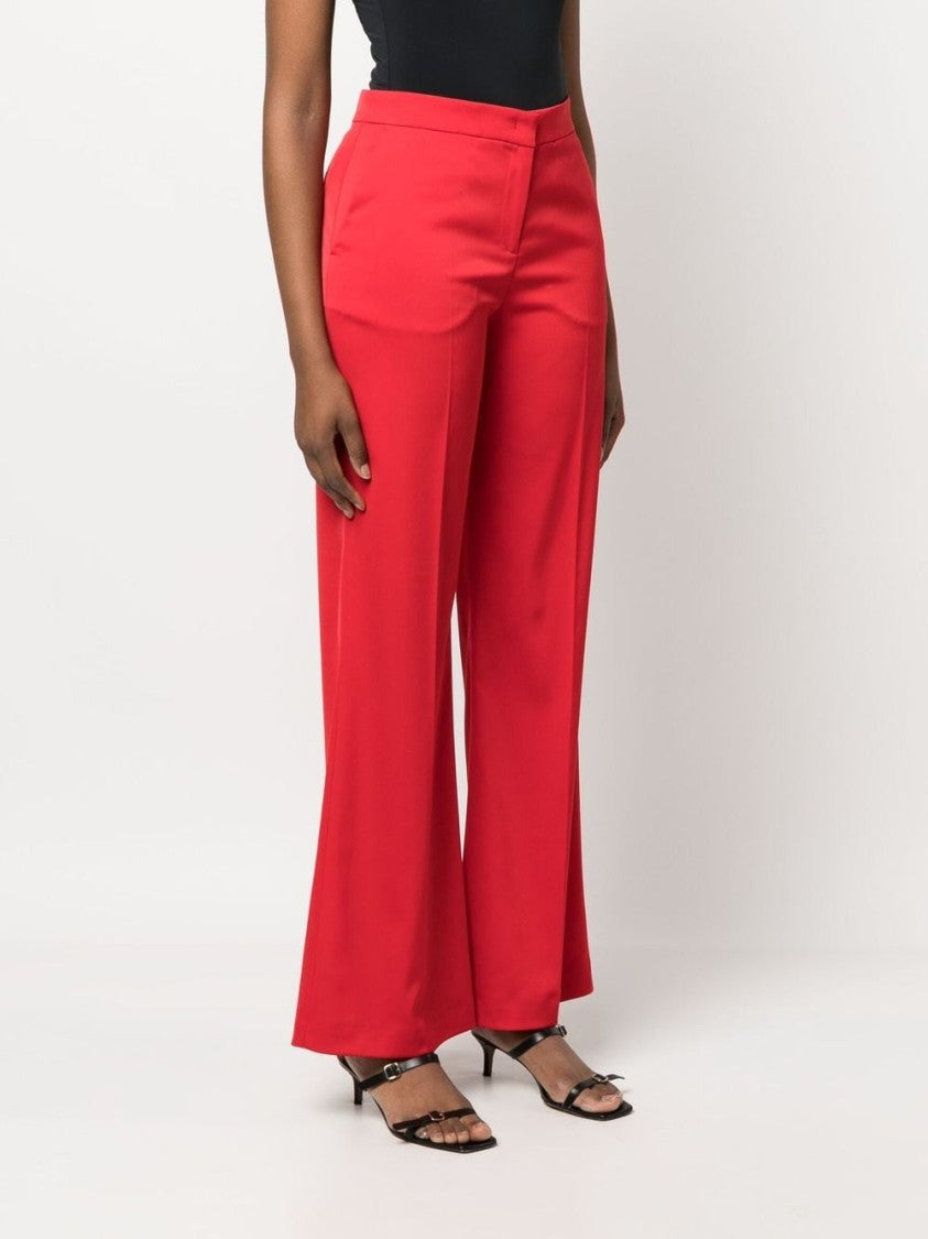 Pinko Red Flared Trousers