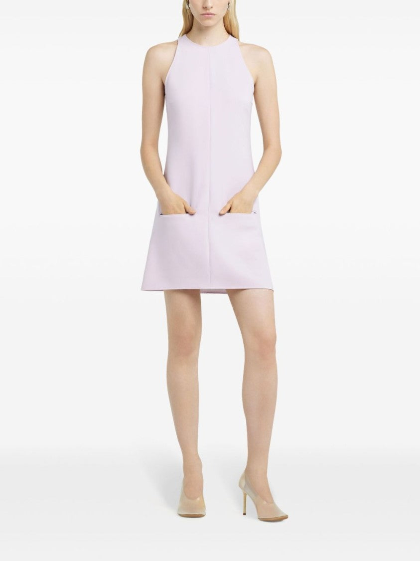 Courrèges Light Pink A-Line Mini Dress